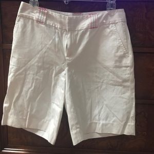 Lilly Pulitzer’s Sz2 White Cotton Shorts